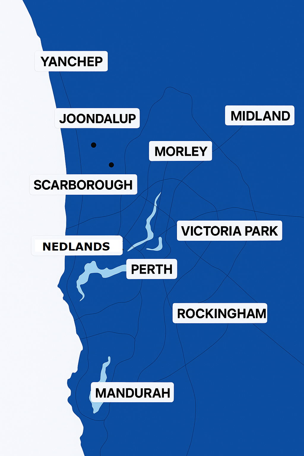 Perth Cabinet Maker Areas